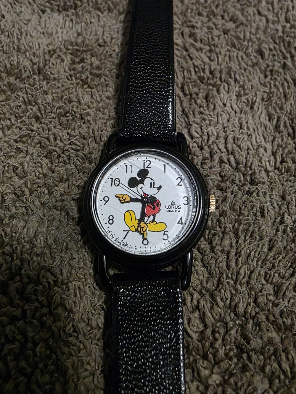 Lorus Mickey Mouse Black Watch - Black